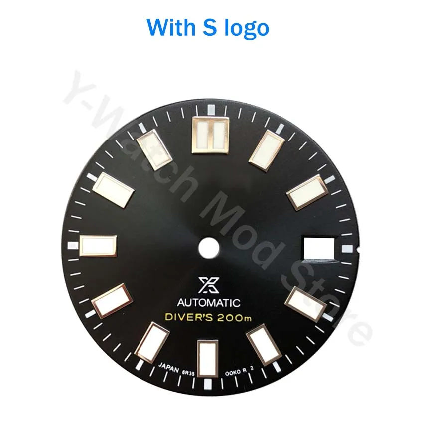 

62mas black dial for Seik blue dial literal abalone dial 28.5mm tortoise king literal fit nh35/nh36 movement skx007/skx009