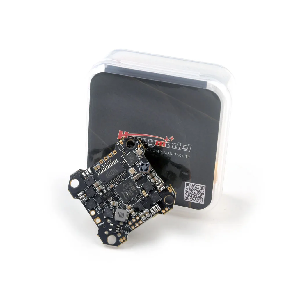 

HappyModel ELRS X2 AIO 2-4S Контроллер полета со встроенным SPI 2,4G ELRS RX 12A BLHELIS ESC 25.5X25.5mm для Mobula7 HDZERO