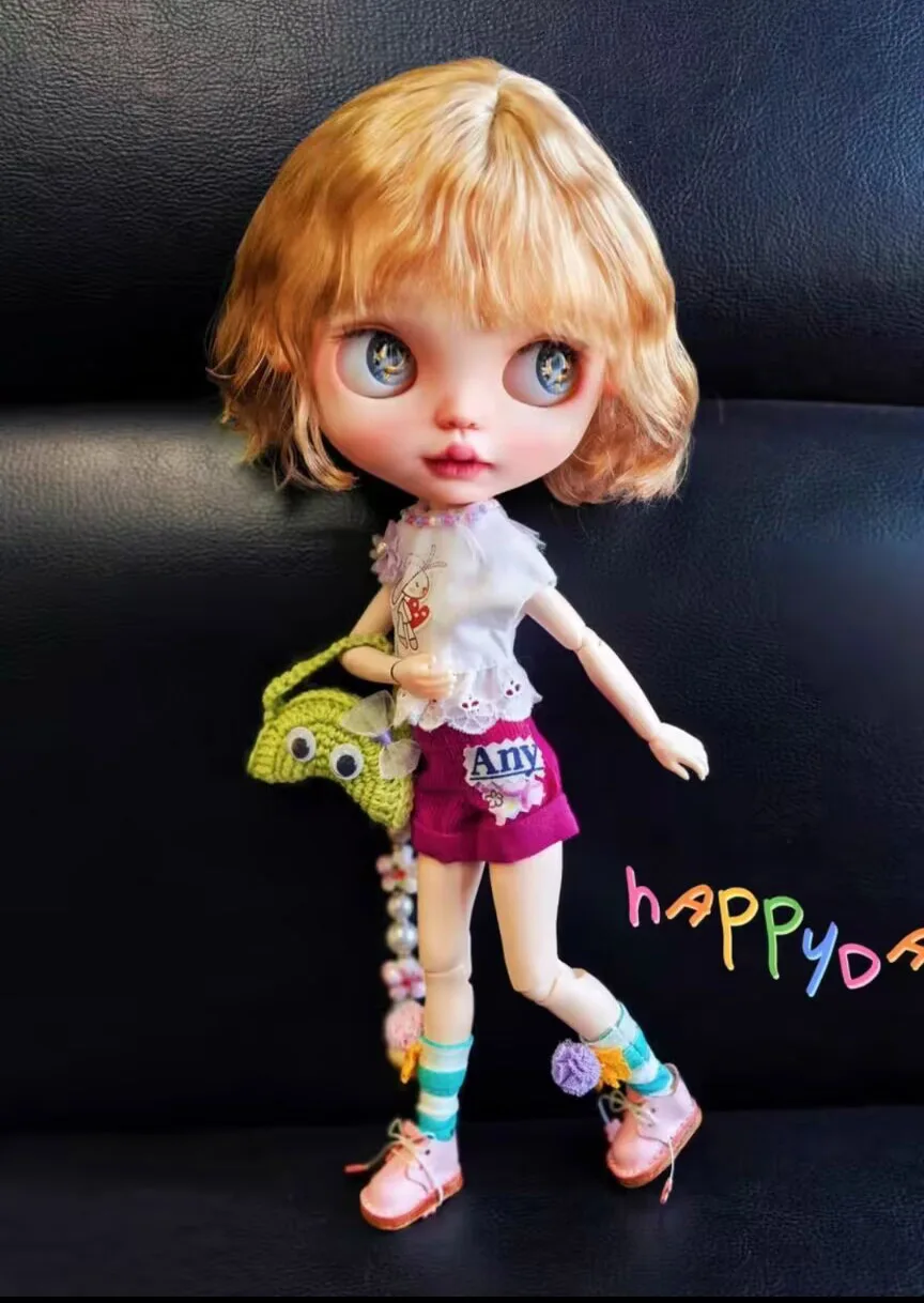 2025 4 шт. Cany в милом стиле шорты Blythe топ носки сумка для пельменей 3 1/6 30 см (подходит