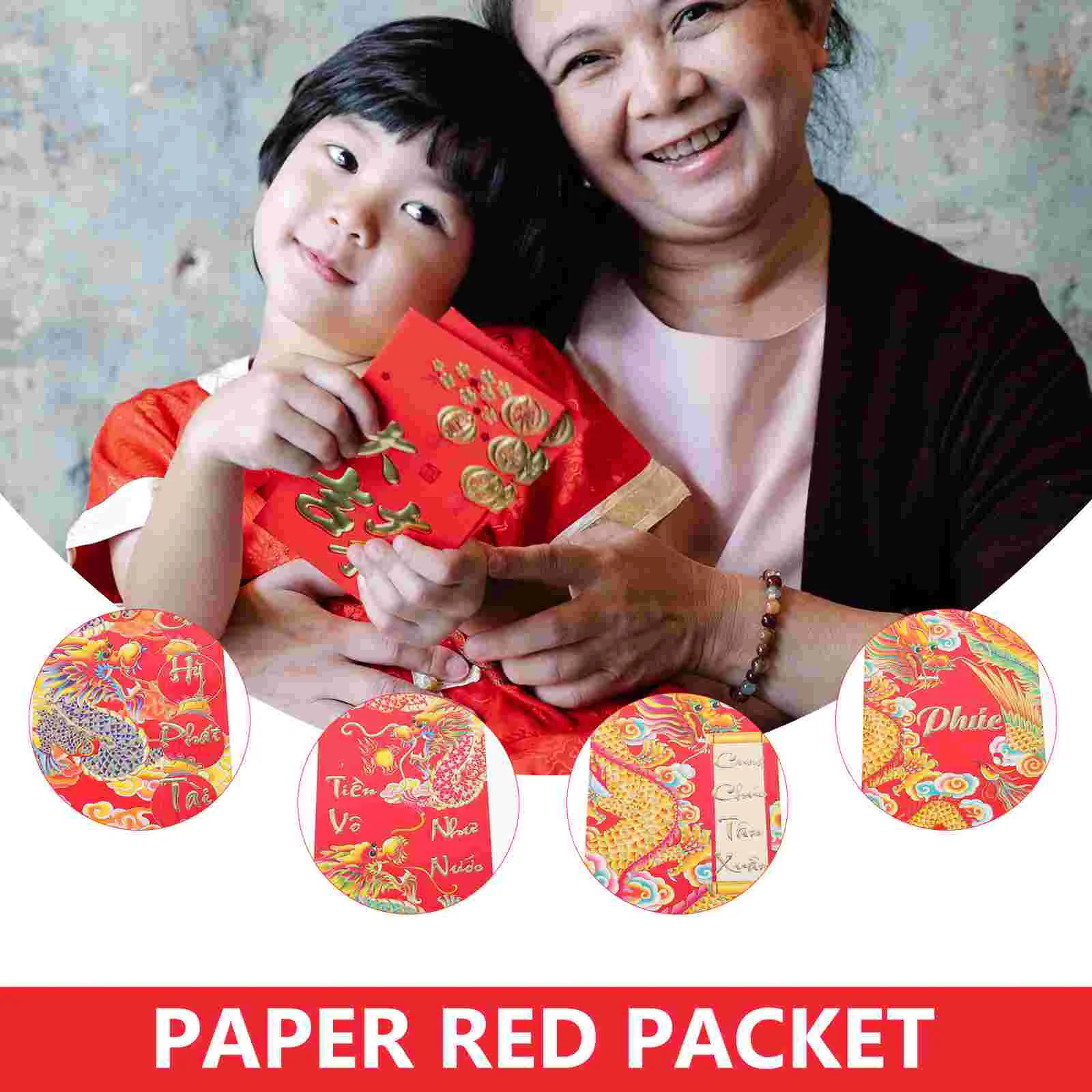 Рисунок 6 - Красные конверты HongBao в китайском стиле