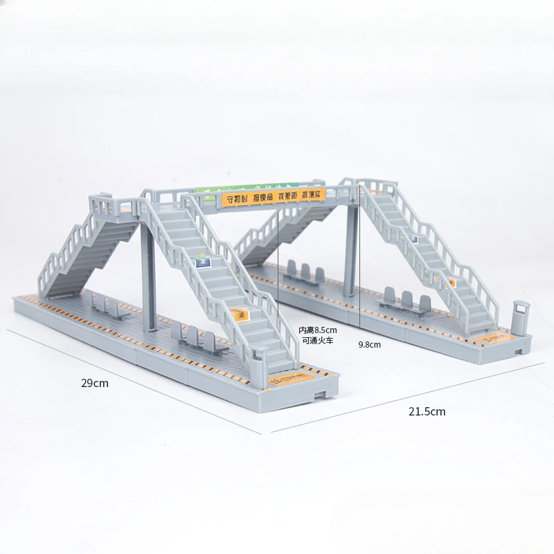 Поезд игрушечный аксессуары украшенная Рождественская елка дорожные знаки