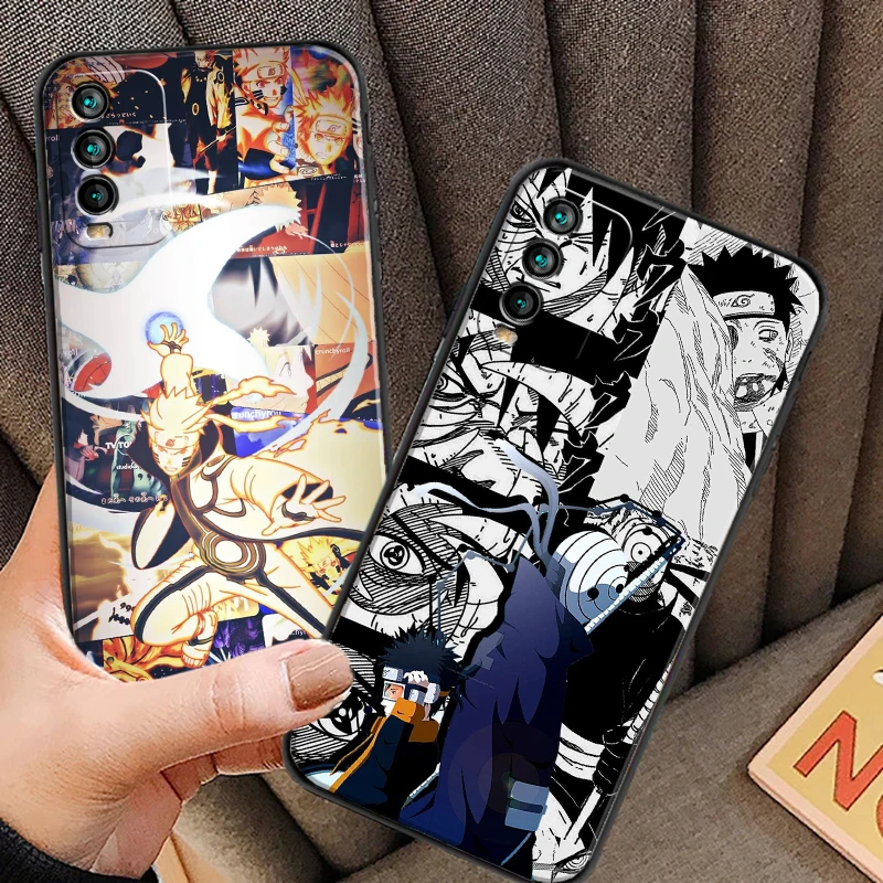 

NARUTO Anime Japan Phone Cases For Xiaomi Redmi 7 7A 9 9A 9T 8A 8 2021 7 8 Pro Note 8 9 Note 9T Carcasa Back Cover Funda