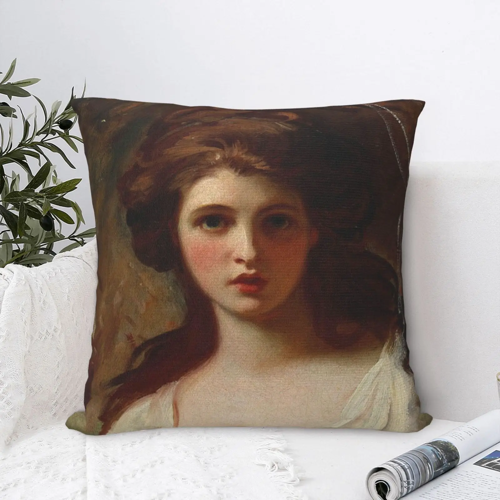 

Classical European Fun Figures Painting 6 Pillow Case Bedroom Luxury Pillow Covers Of Sofa Dakimakura Vintage Sofa Pillowcases