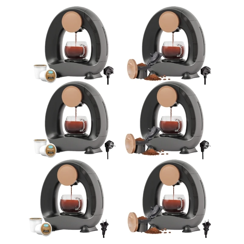 

Rechargeable Single Cup Espresso Coffee Machine Outdoor Camping Portable Coffee Capsules Fast Heating For Outdoor Travel