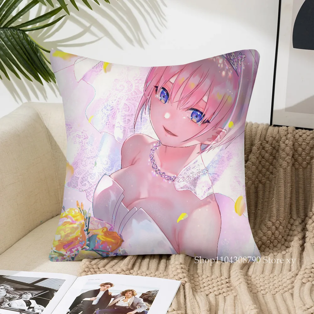 Аниме Девушка Ичика Накано наволочка модная квадратная спальня диван комната Ins