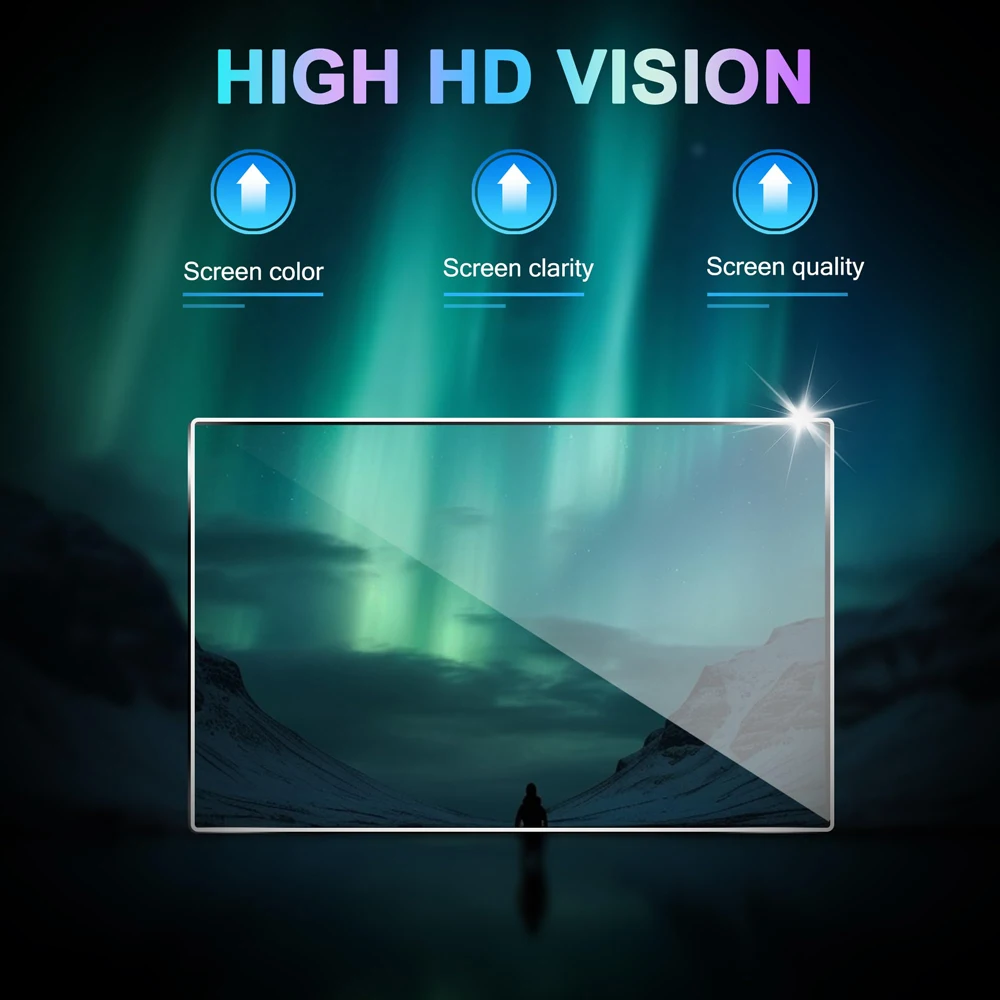 Комплект из 3 прозрачных стеклянных защитных пленок для экрана MSI Claw Gaming Handheld