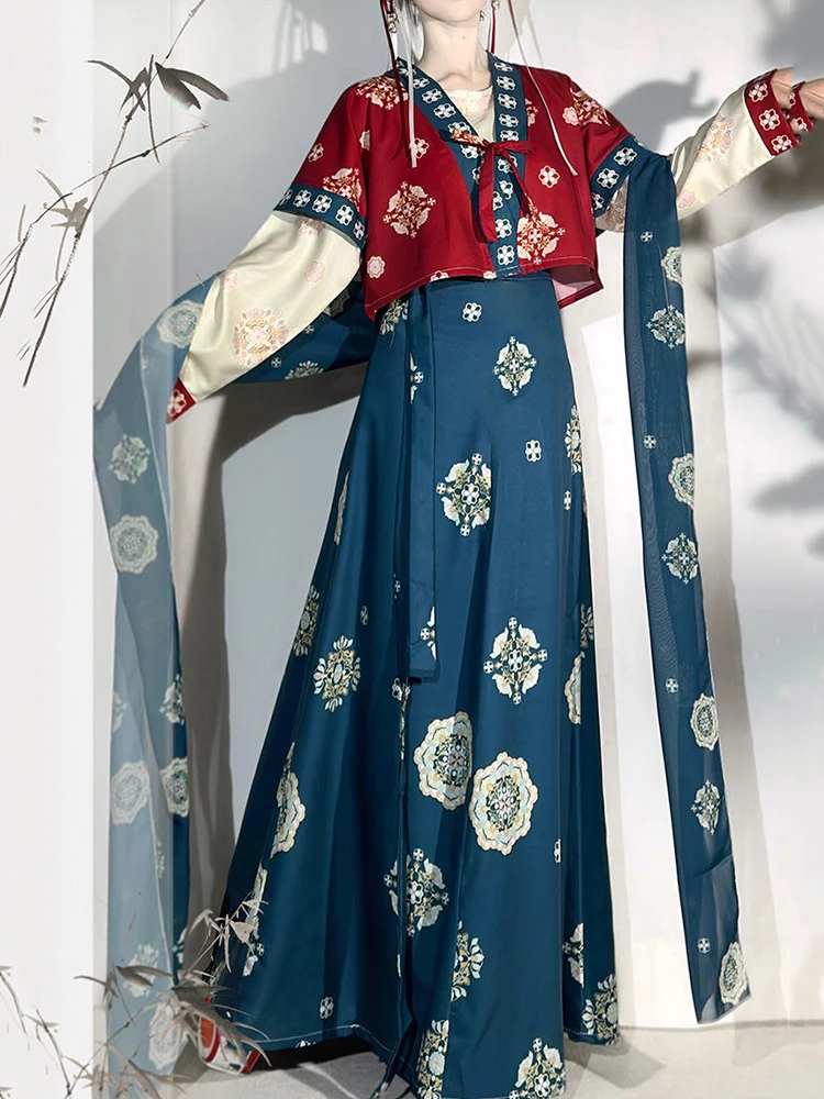 Китайское платье ханьфу Женский карнавальный костюм для косплея на Хэллоуин