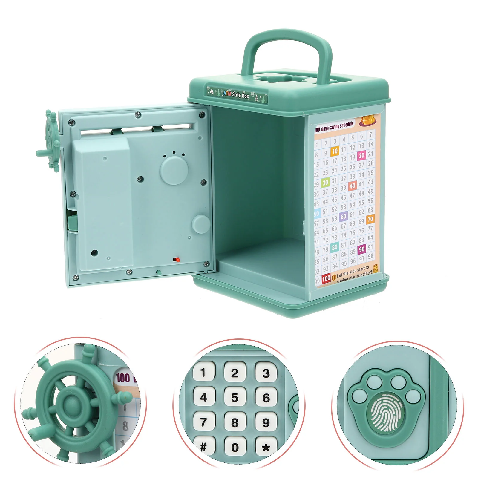 

Bank Piggy Kids Atm Saving Money Jar Safe Toys Girls Pot Machine Boys Box Password Coin Electronic Electronics Mini Digital Cash