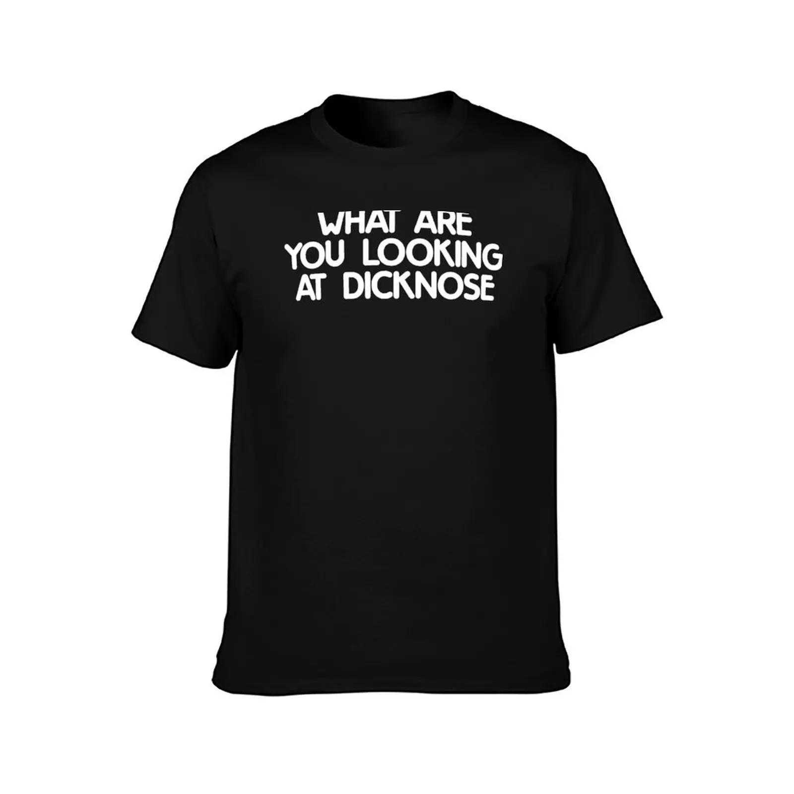 Фото Футболка WHAT ARE YOU LOOKING AT DICKNOSE (Teen Wolf) стандартного кроя, однотонная. №2