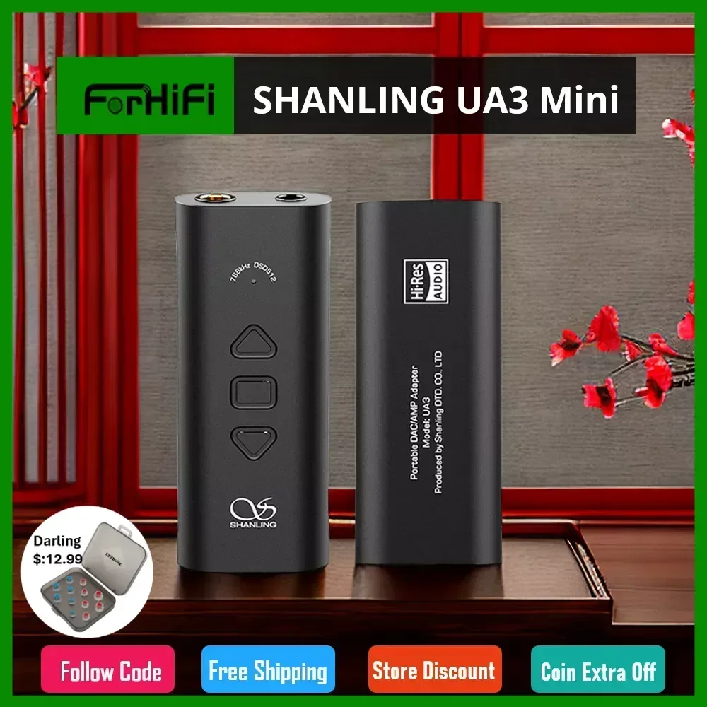 SHANLING UA3 Мини Портативный USB DAC/усилитель наушников AKM AK4493SEQ чип от Type-C до 3 5/4 4 мм