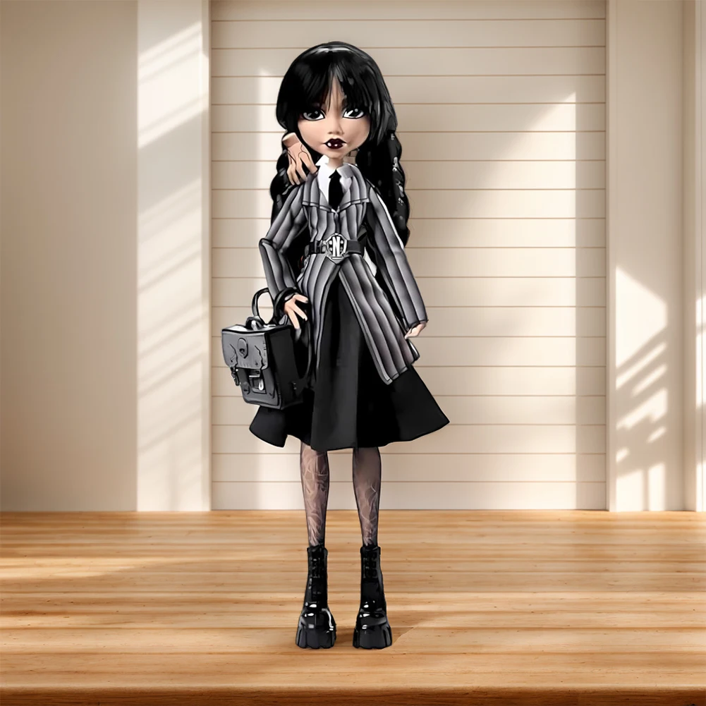 Черное Платье 25 См Фигурка Девушки В Стиле Аниме Украшение Для Рабочего Стола