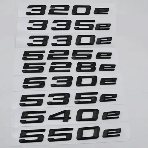 ABS багажник автомобиля логотип эмблема буквы наклейка для BMW 318e 320e 325e 328e 330e 335e 520e 525e 530e 535e 540e E46 E36 E90 E39 E60 F10