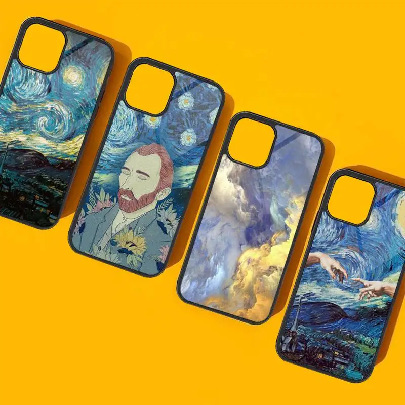 

Чехол для телефона с рисунком Ван Гога, чехол из поликарбоната и ТПУ для Samsung Galaxy S30, S10, S22, S21, S20 Plus Ultra Note 10 Pro 20, Классический чехол