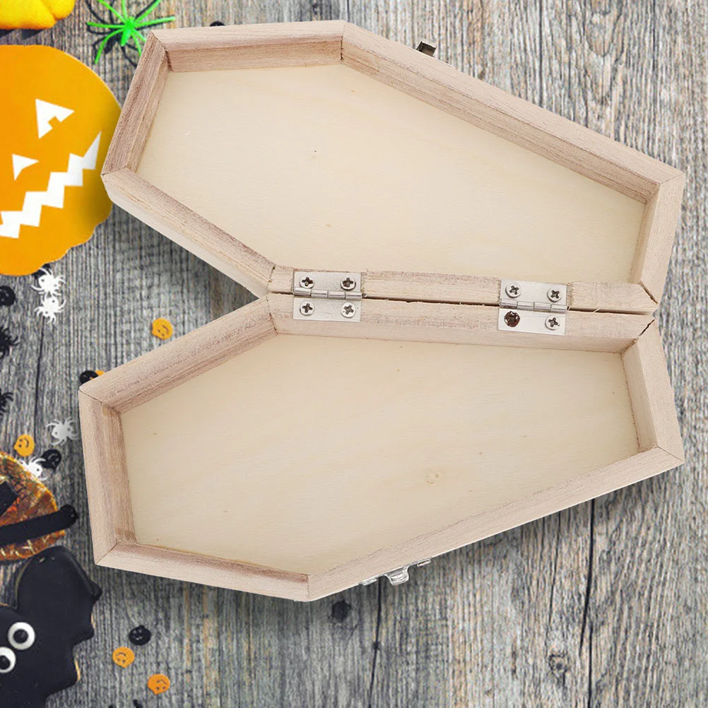 

Halloween Coffin Box Supplies Decoration Candy Favor Boxess Party Favors Holders Prop Storage Decorative