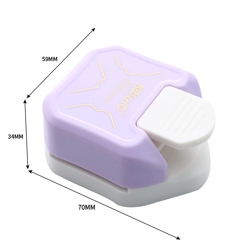 Угловой обрубщик Mini Trimmer Punch R4/R7/R10mm на 1 шт. 4мм/7мм/10мм для DIY бумажных карточек, фотографий и планировщиков.