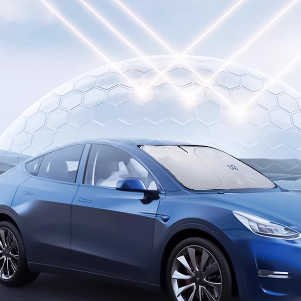 Солнцезащитный козырек на лобовое стекло автомобиля защита от ультрафиолета