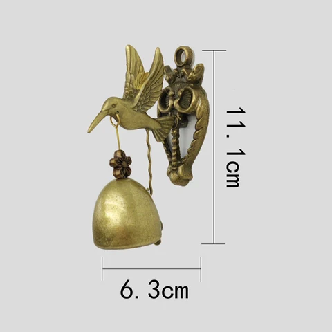 Металлические винтажные дверные звонки с животными