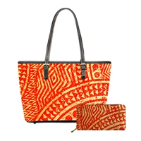 tribal maori %c2%a0print %c2%a0women handbag and wallet set ladies shoulder bags 2022 new trendy luxury bag portable purse