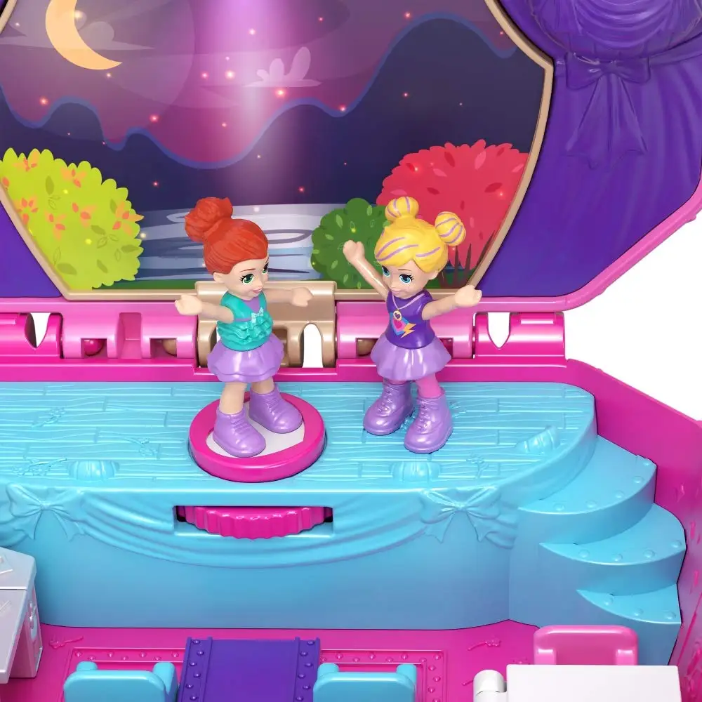 Оригинальная мини-кукла с сокровищами Polly Pocket World аксессуары для девочек принцесс