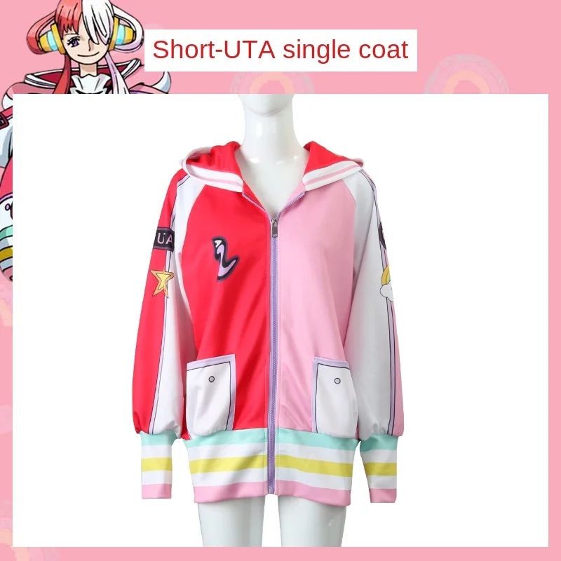 Пленка RED Anime Roronoa Zoro Monkey D. Luffy Uta Косплей Костюм ВАО куни страна парик юбка рубашка