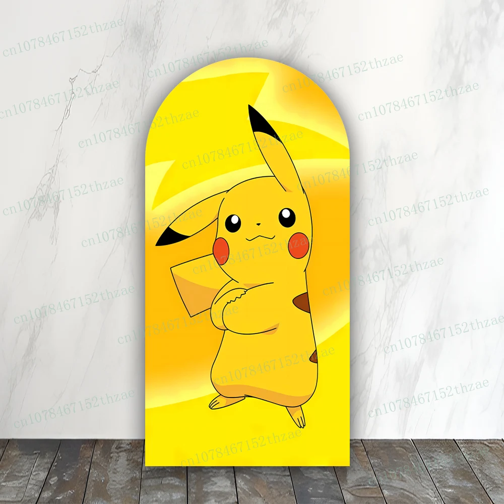 Pokemon Birthday Party Photo Background Arch Photography Backdrop Baby Shower