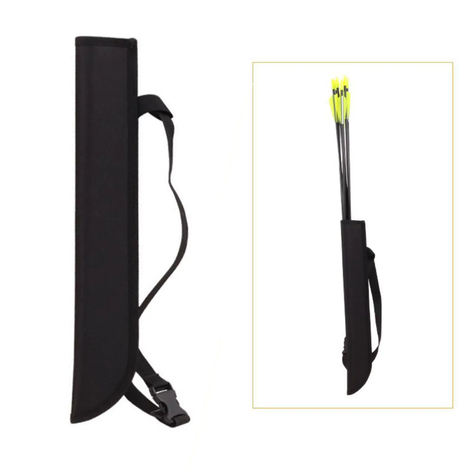 

Portable Quiver Bow Holder Side Hip Carry Bag Storage Pocket Practice