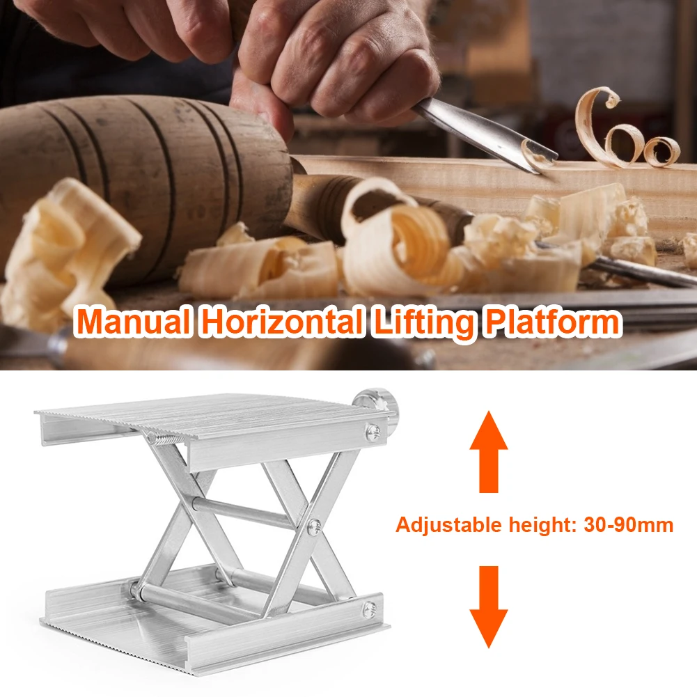 

Adjustable Height Router Lifter Platform Lab Experiment Plate Table Stand Rack