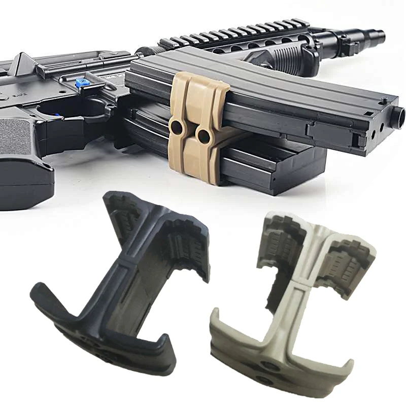

Tactical Mag Coupler Double ABS Link Clamp Mag Coupler 5.56 x45mm NATO 30/40 Round Mag