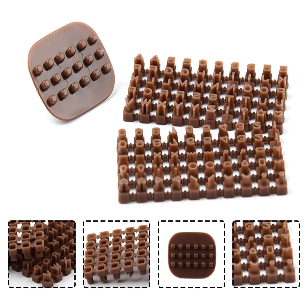 

3pcs Polymer Clay Letter Stamps Clay Alphabet Stamps for Clay Crafts Cookie Biscuit