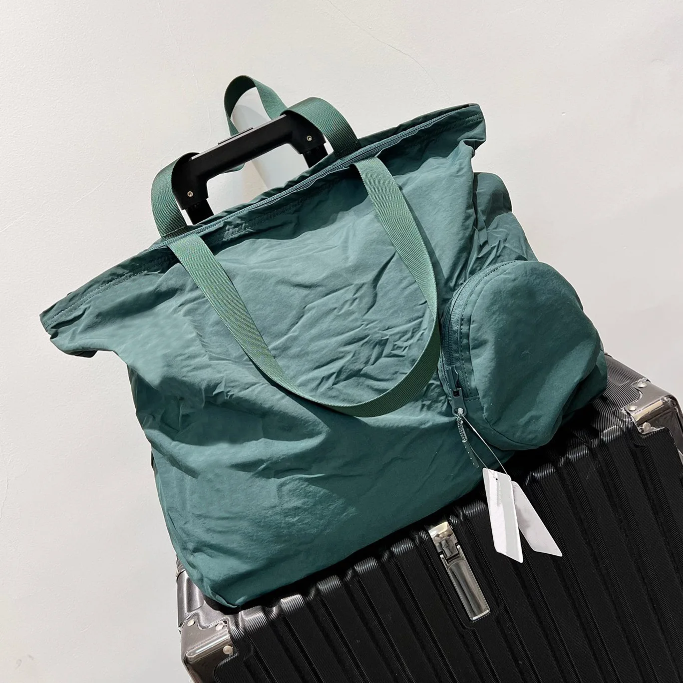 30L Lulu Travel Shoulder Bags Portable Hand Storage Pack Casual Large Capacity Waterproof Handbag Packable Large Tote Bag