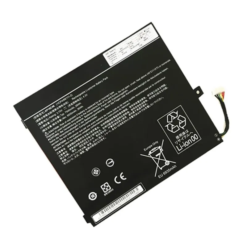 Аккумулятор AP16C46 для ноутбука ACER Aspire Switch 10 в SW5017 1ICP4/68/1112 AP16C56 3 8 28 Вт/ч 7360 мАч