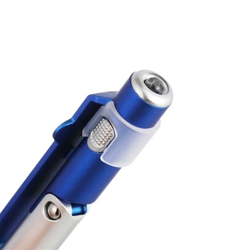 ballpoint pen multifunctional led night lights folding for phone holder night reading homework student pen school stationery pen free global shipping