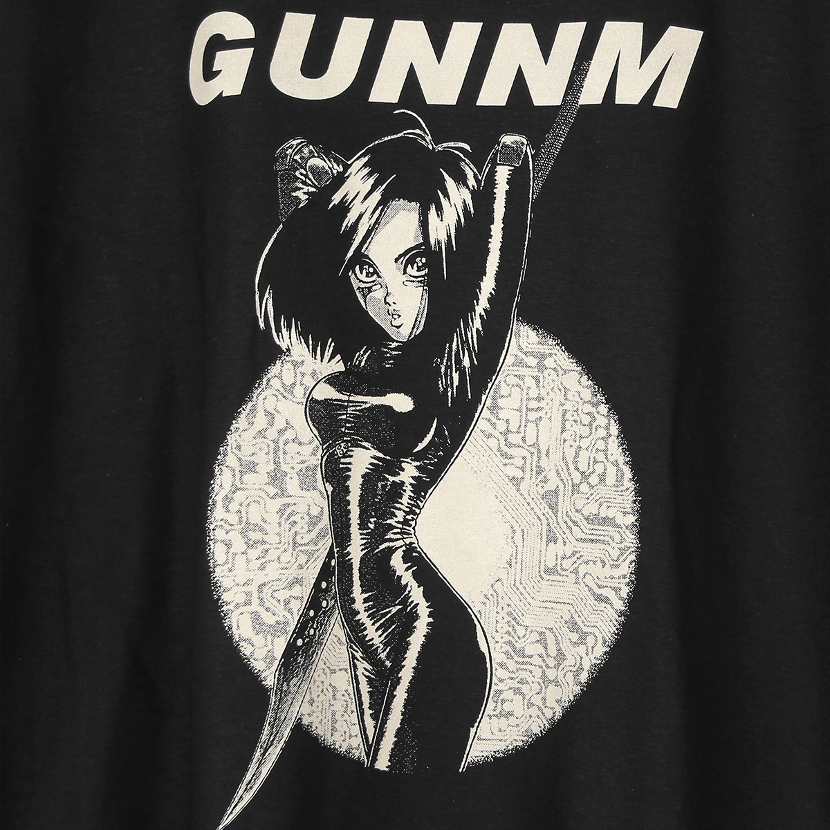 Футболка Gunnm Battle Angel Alita японское аниме серия экспериментов Lain Texhnolyze хлопковая