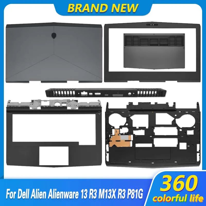 

Новинка для ноутбука Dell Alien Alienware 13 R3 M13X R3 P81G, задняя крышка ЖК-экрана, передняя панель, Упор для рук, Нижняя крышка, охлаждающая крышка
