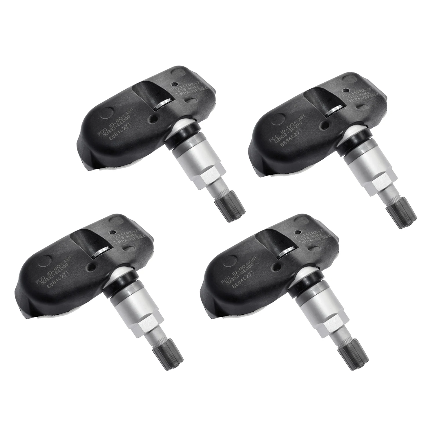 

1/4PCS 52933-3E000 52933-1F000 315MHz Tire Pressure Monitor Sensor TPMS Fits for Hyundai Kia