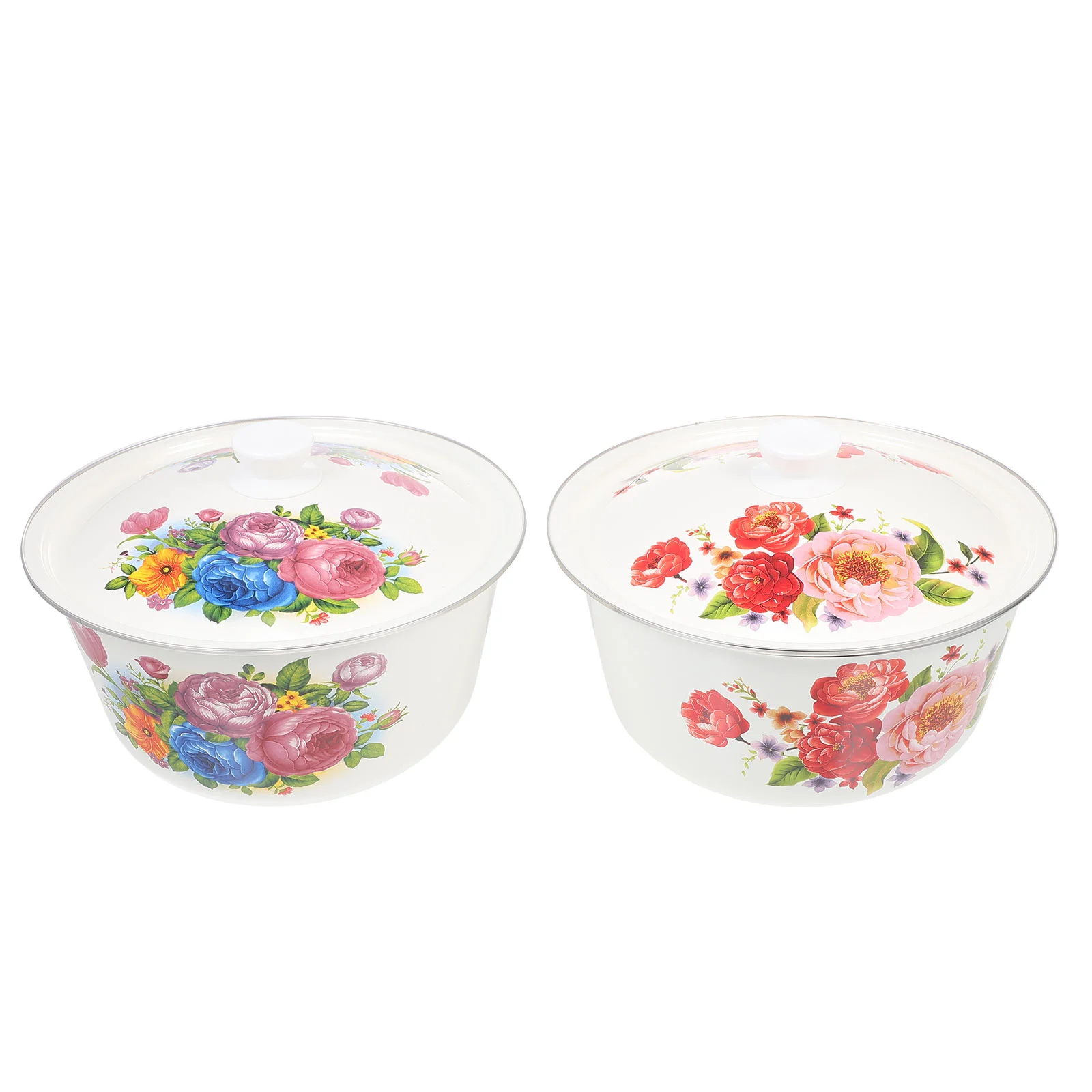 

Bowl Enamel Basin Bowls Enamelware Soup Vintage Mixing Washing Salad Serving Chinese Camping Pot Farmhousefruit Dessert Plates