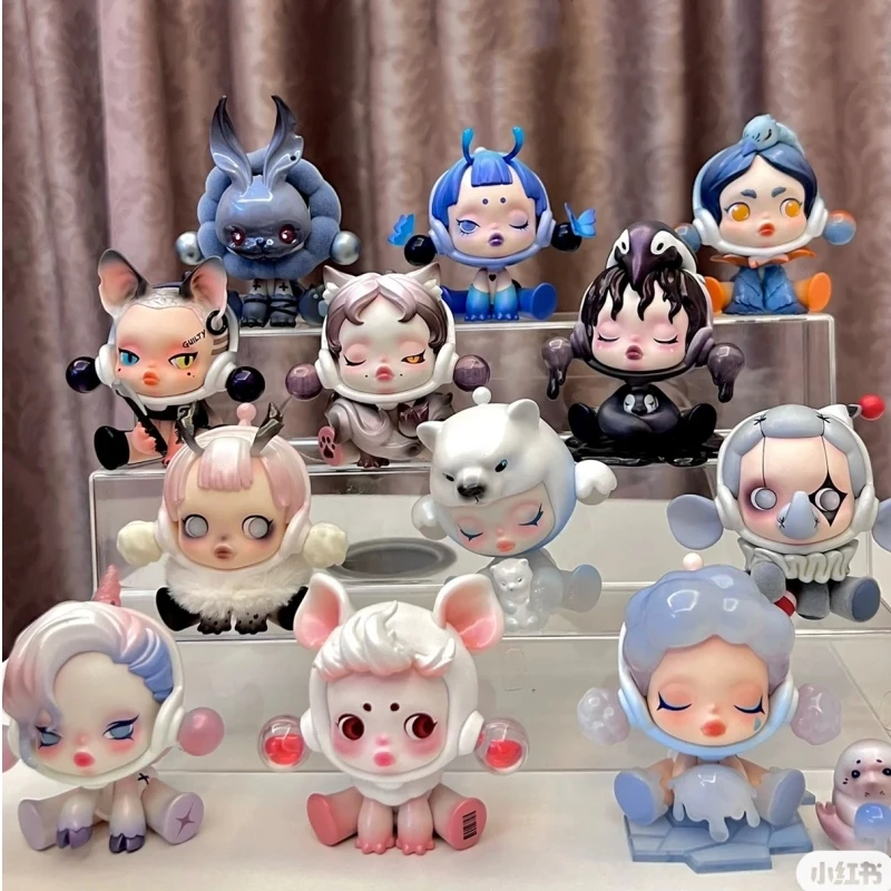 Оригинальная кукла-модель черепа панда Fiugre The коляска анималистических серий милые фигурки героев декор для животных симпатичная игрушка подарок новинка