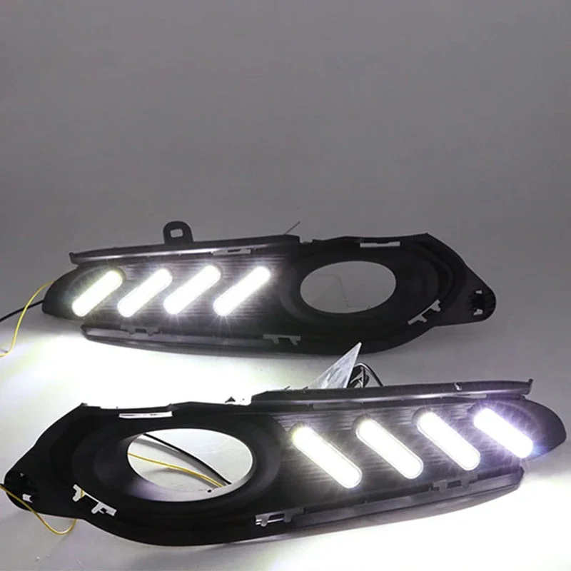 2 шт. для Honda HR-V вариабельности сердечного ритма 2014 2015 2016 2017 2018 DRL Противотуманные