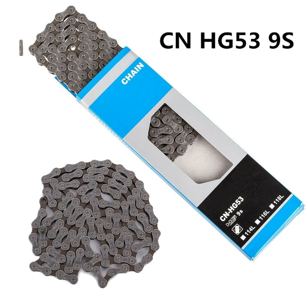 

CN-HG53 Bicycle Chain 9 Speed MTB / Road Bike Links Chain MTB & Road Bicycle Part