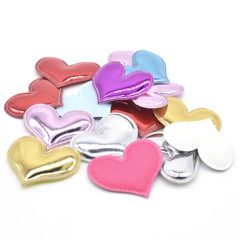 Декоративные фетровые топперы из полиуретана в форме сердца 100 шт./лот - купить по