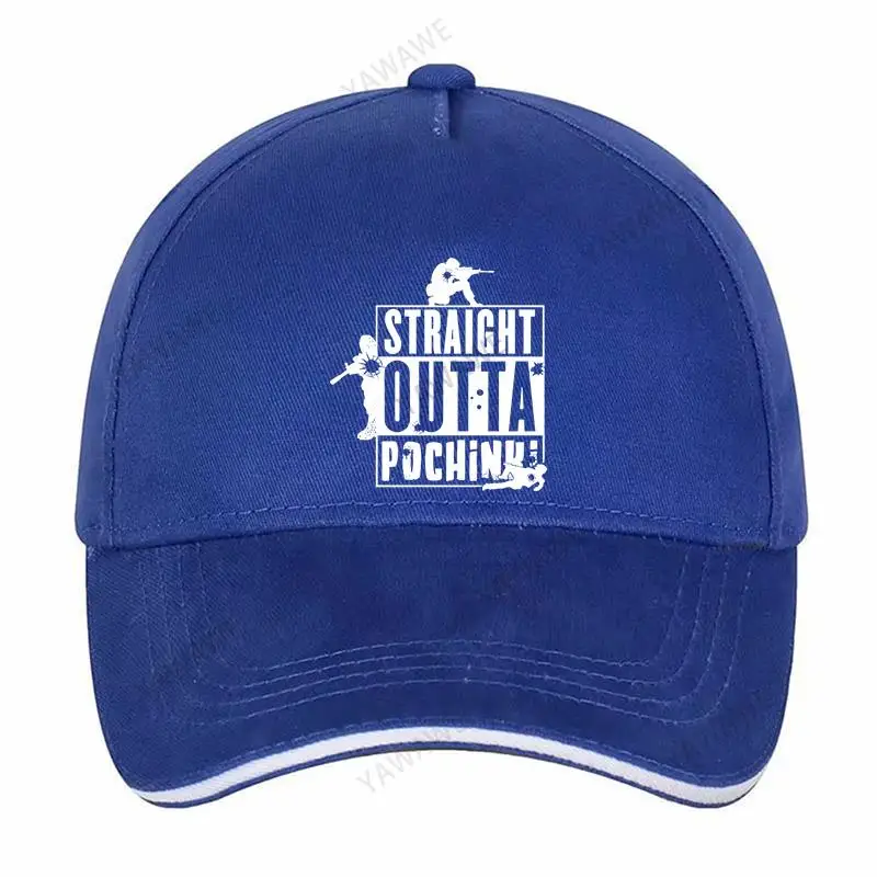 

cotton unisex Adjustable Baseball Cap straight outta ponchinki Man Women Summer Hat drop shipping