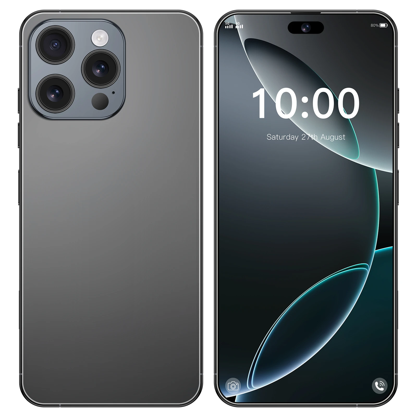 Оригинальный брендовый смартфон 7,3 дюйма i16 ProMax полноэкранный ...