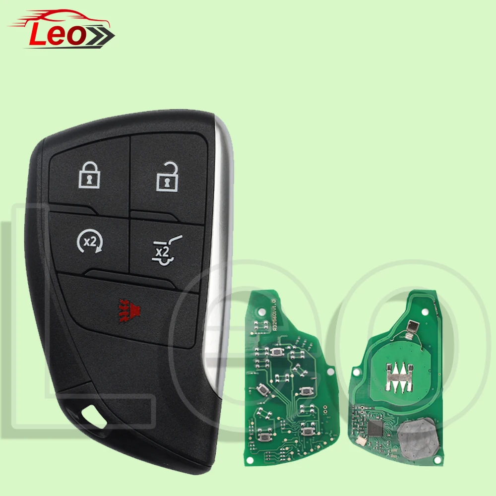 

Умный дистанционный ключ Leo FCC: YG0G21TB2 для Chevrolet Suburban Tahoe Silverado Buick Envision GMC Yukon 2021-2022 433 МГц ID: 49 чип.