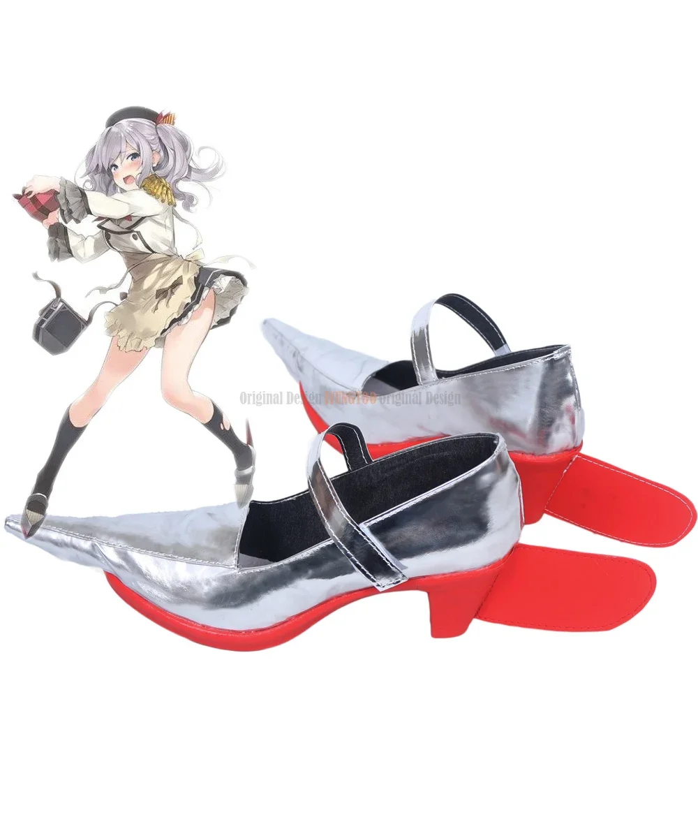 Kancolle Kashima Shoes Косплей Kantai Collection Обувь для косплея девочек Сапоги на заказ