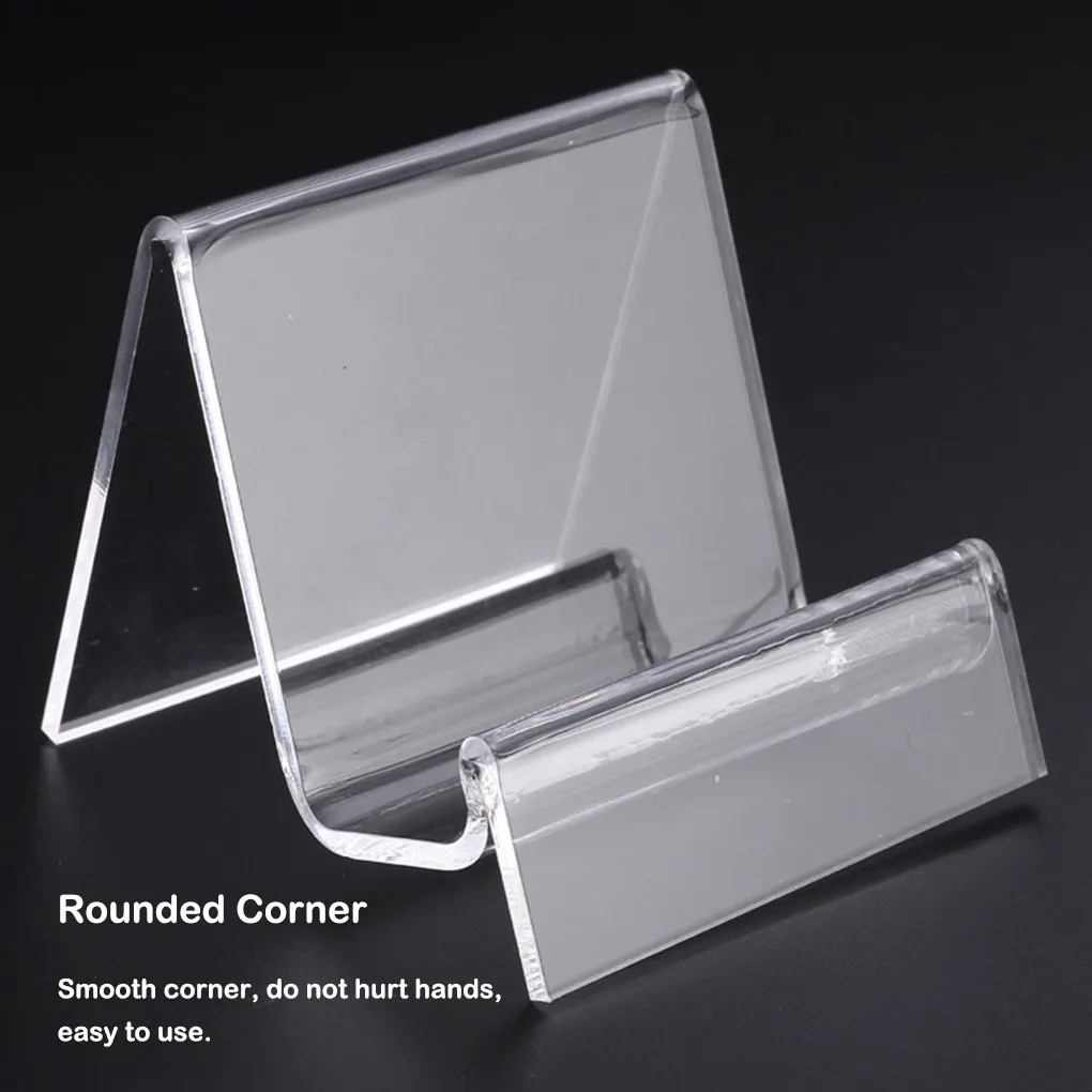

Purse Jewelry Acrylic Clutches Holder Stand Wallet Display Rack Shelf Bag Meeting Room Bedroom Countertop Exhibition