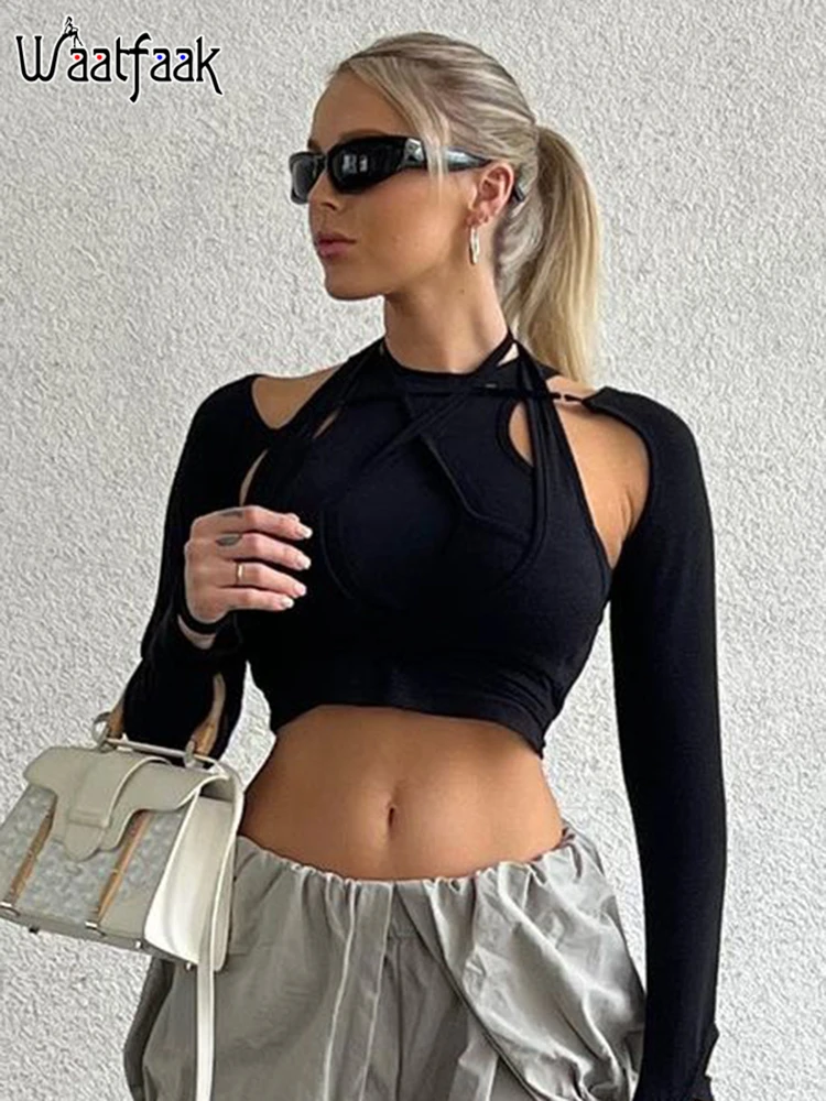 

Женская Винтажная футболка из двух предметов, с длинным рукавом