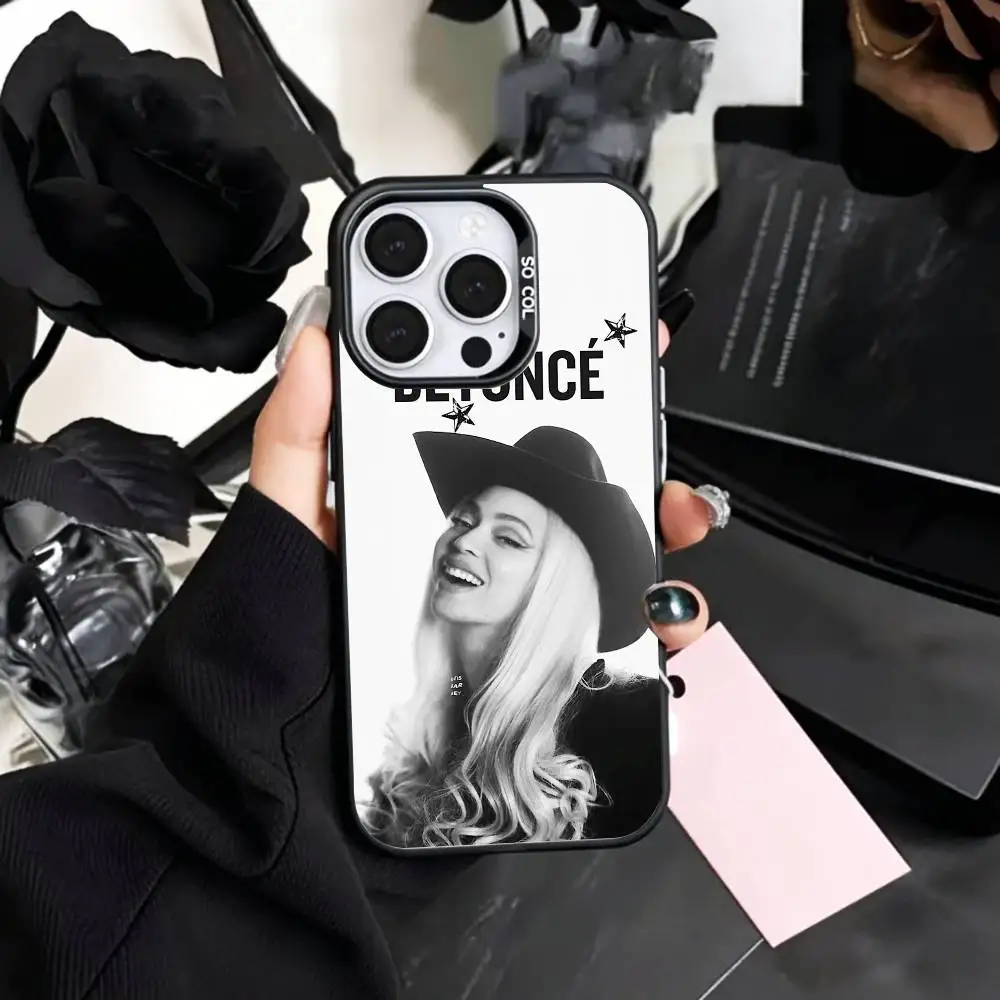 Фото Чехол для телефона B-Beyonce Cowboy для iPhone 17, 16, 15, 14, 13, 12, 11 Plus, Pro Max, цветной, с серебряным покрытием внутри №5