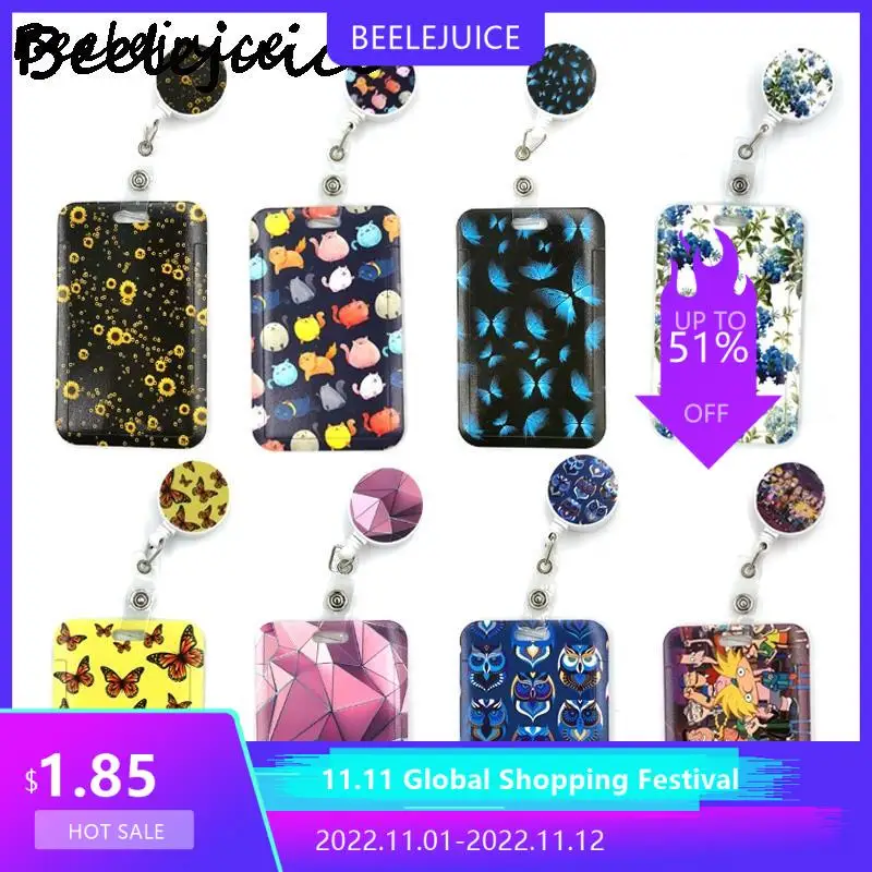 

Шнурок унисекс/мужской/детский, с мультяшным принтом, держатель для карт