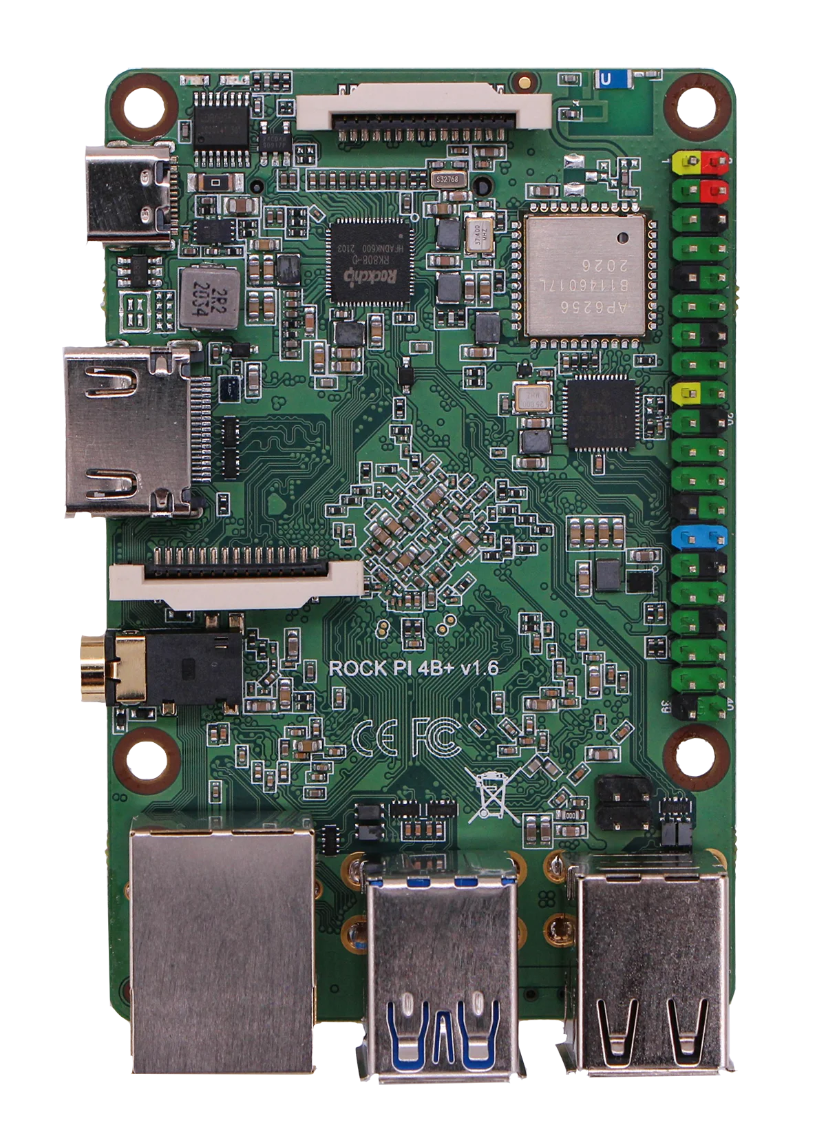 

ROCK PI 4 Plus Модель B Rockchip RK3399 SBC/одноплатный компьютер (обновленная версия Rock Pi 4B) Rock pi 4B + Raspberry pi 4