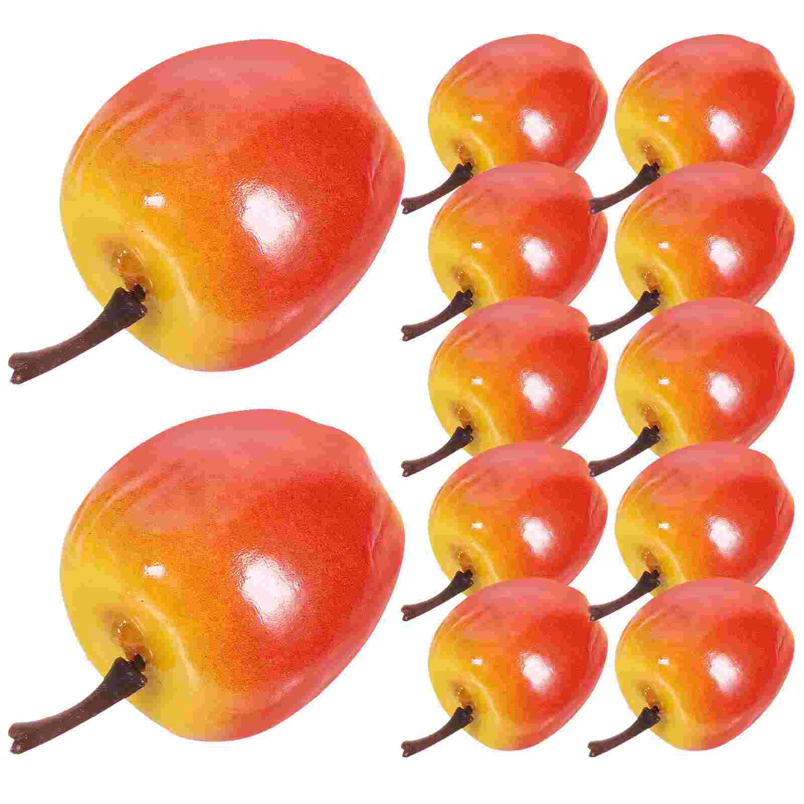 20 шт. набор имитированных маленьких моделей фруктов пенопласт яблоки поддельные